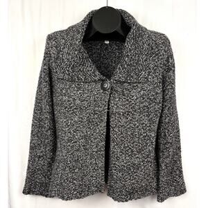 JM Collection Open Front Knit Cardigan Sweater Womens MEDIUM